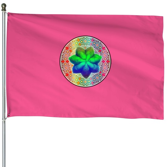 Discover San Pedro Entheogen Shaman Classic House Flags House Flags
