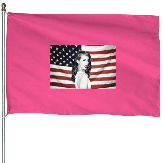 Discover Lana Del Rey American Flag Hipster Dope Mens House Flags