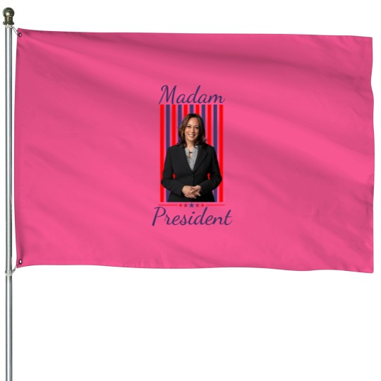 Discover Kamala Harris Presidential House Flag - Madam President