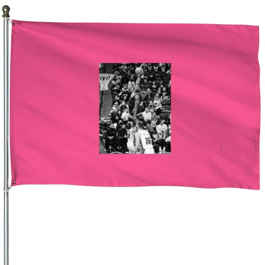 Discover Anthony Edwards - Dunk Of The Year - Black/White Classic House Flags