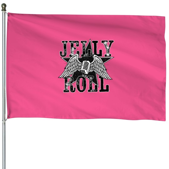 Discover Jelly Roll House Flags and Band Accessories