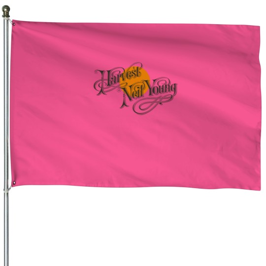 Discover Harvest Moon House Flags - Old School Band - Harvest Moon Neil Young House Flags