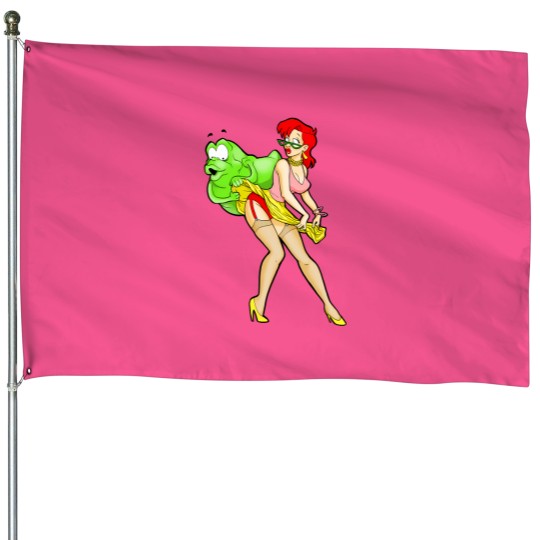 Discover Janine  Slimer House Flags