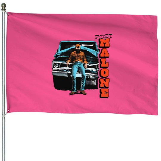 Discover Post Malone F-1 Trillion Truck House Flags, Unique Rapper Gift