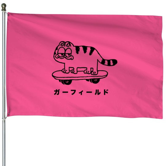 Discover Cool Garfield House Flags