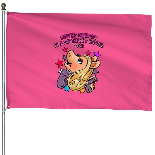 Discover Miss Puppet Character Piggy  Love You House Flags