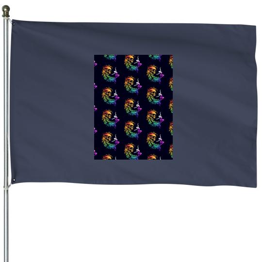 Discover Dance With deaths House Flags
