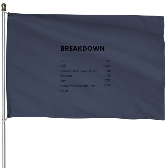 Discover Breakdown of reasons to Remember the Name House Flags