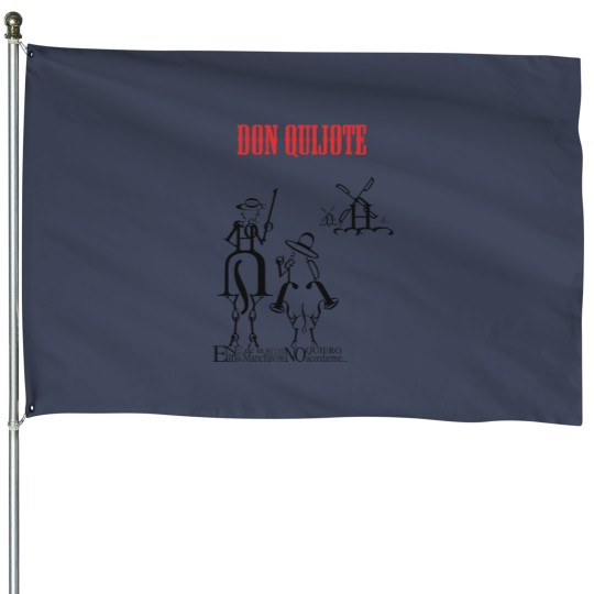 Discover Don Quixote Literature Alphabet House Flags