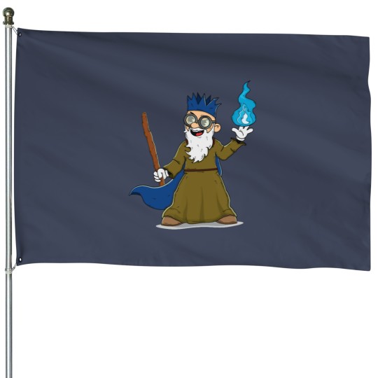 Discover Wise old man Artwork - Runescape osrs House Flags
