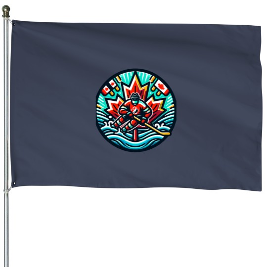 Discover Canada shoresy hockeys House Flags