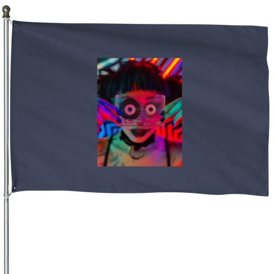 Discover loves - deaths and Robots House Flags