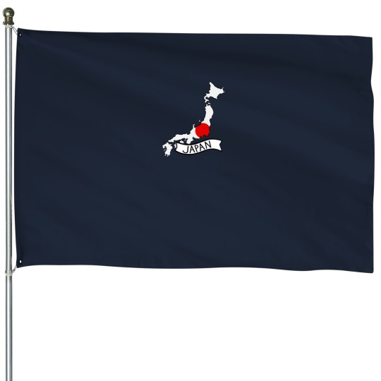 Discover Japan flags Map House Flags