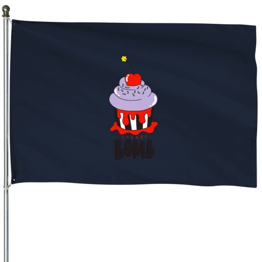 Discover Cherry bombs -18 House Flags