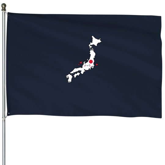 Discover Japan flags Map Smile with loves House Flags