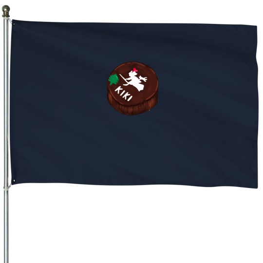 Discover Kiki's Delivery Service Cake Illustration House Flags