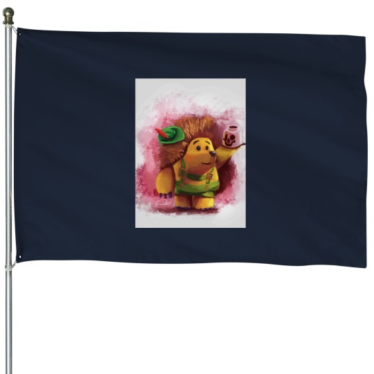 Discover mrs Prickle Long House Flags