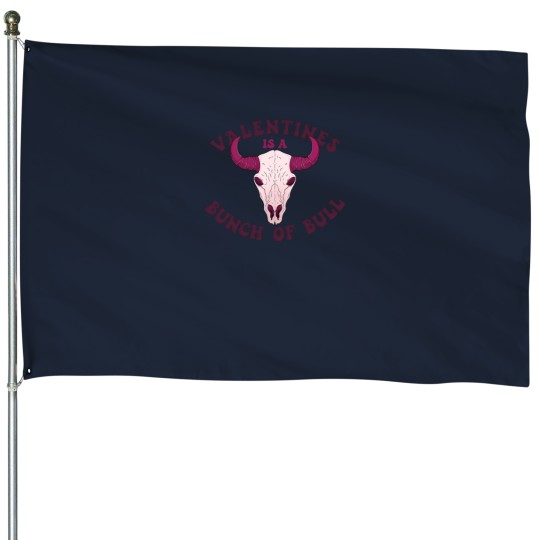 Discover Anti-Valentines Day Premium House Flags