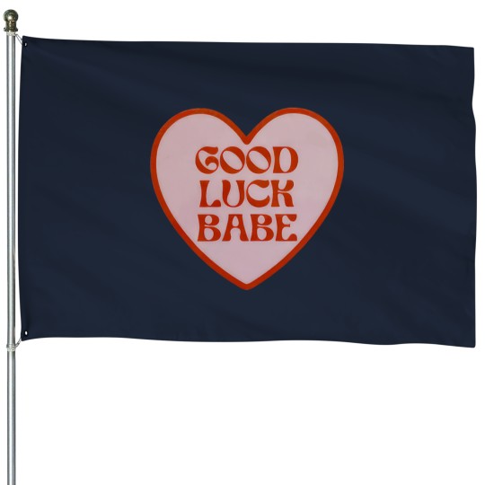 Discover Chappell Roan Goods Luck Babe House Flags