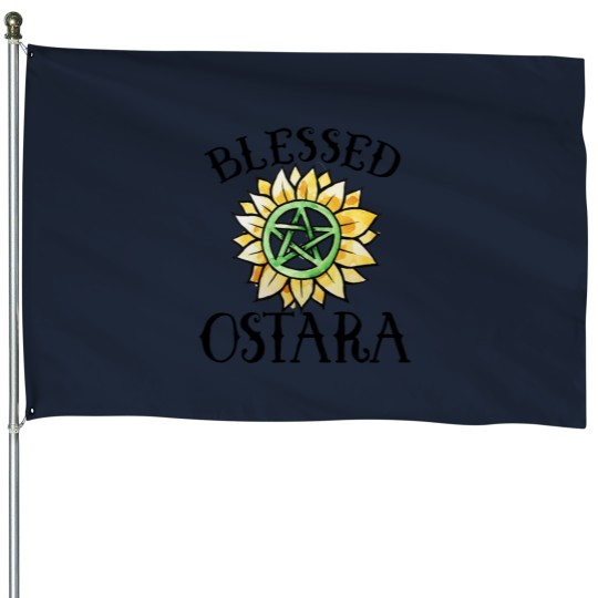 Discover blesseds Ostara House Flags