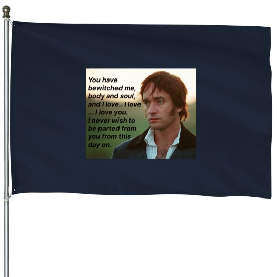 Discover mrs - Darcy Valentine's Day Quote House Flags