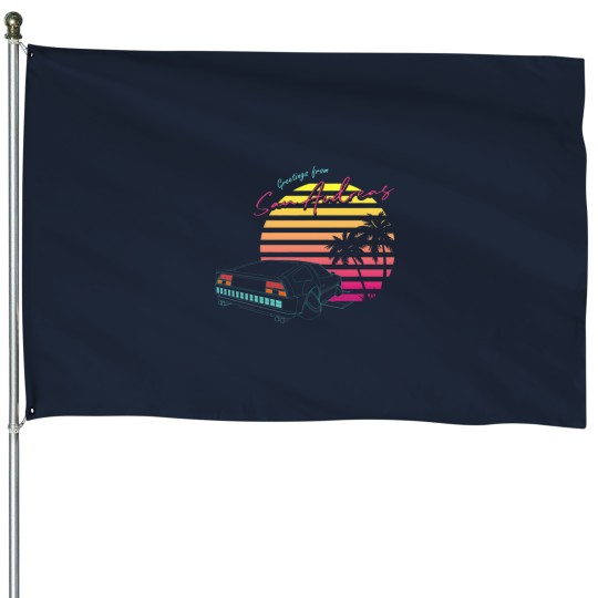 Discover Greetings from San Andreas House Flags