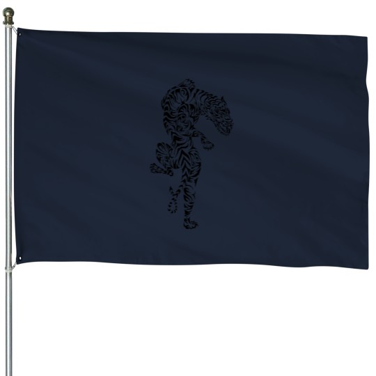 Discover Tribal Tigers House Flags