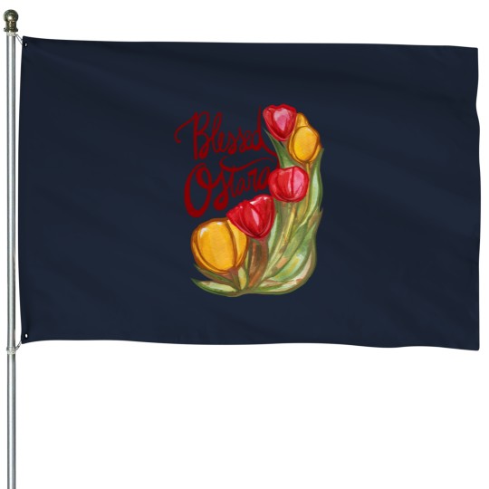 Discover blesseds Ostara House Flags