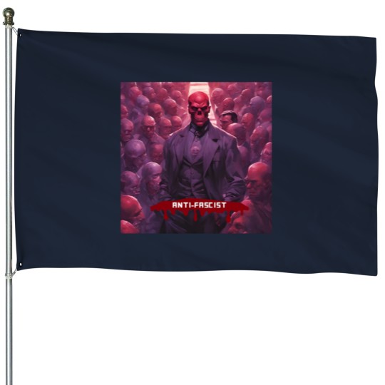 Discover anti fascist House Flags