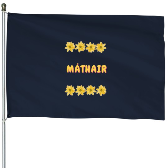 Discover Mothers Day Máthair Gaeilge Yellow Flowers House Flags