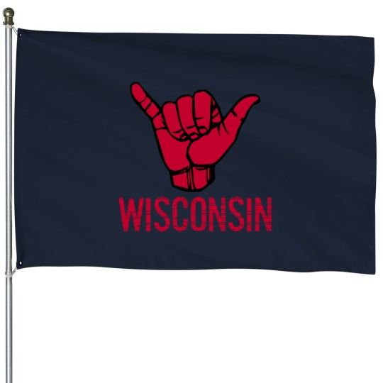 Discover university of wisconsin House Flags