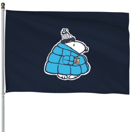 Discover snoopy with bobas House Flags