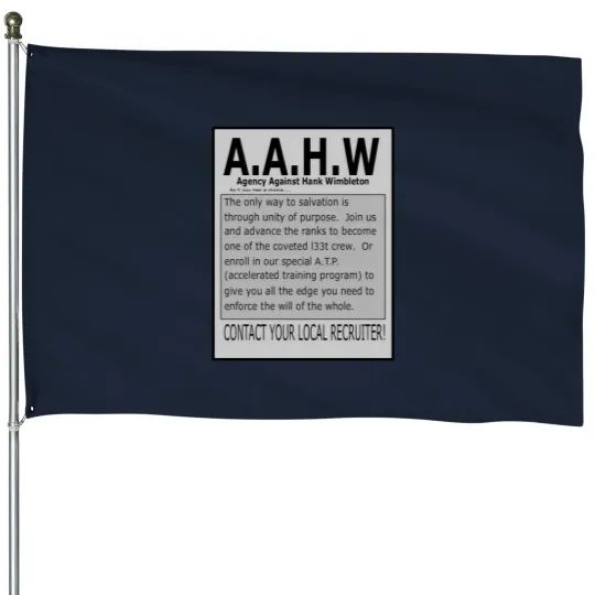 Discover A -A -H -W - House Flags