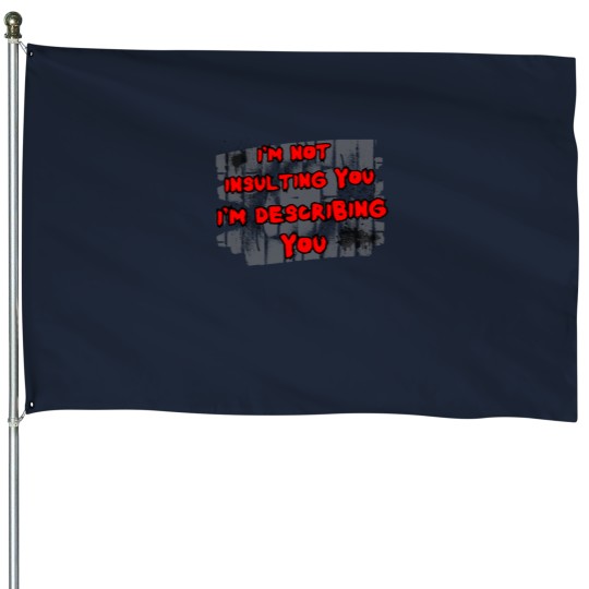 Discover I'm not insulting you I'm describing you - House Flags
