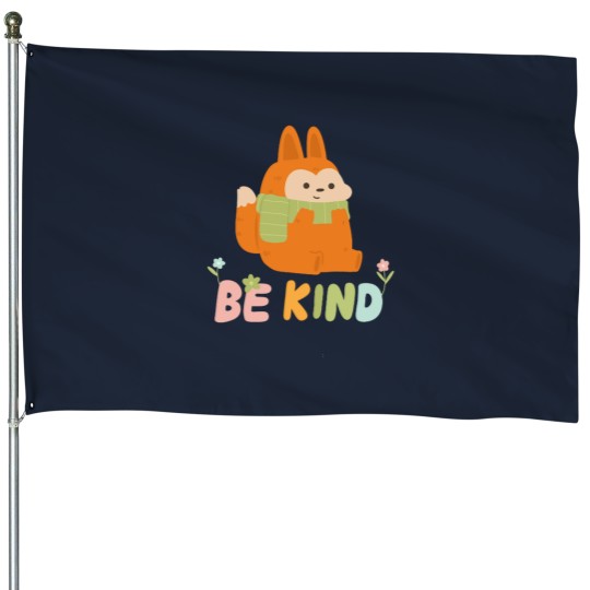Discover be kind - mrs foxs House Flags