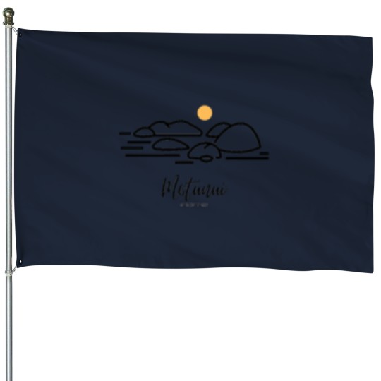Discover Motunui islands Logo House Flags