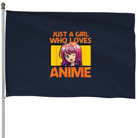 Discover Retro  Teen Girls animes Best thingss For The Best Girls Boys House Flags