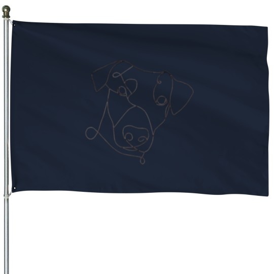 Discover Jack russells For dogs Lovers House Flags