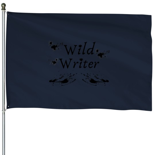 Discover Wild Writer - White Background House Flags