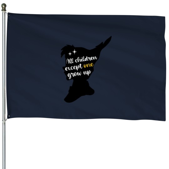 Discover Peter Pans Quote House Flags