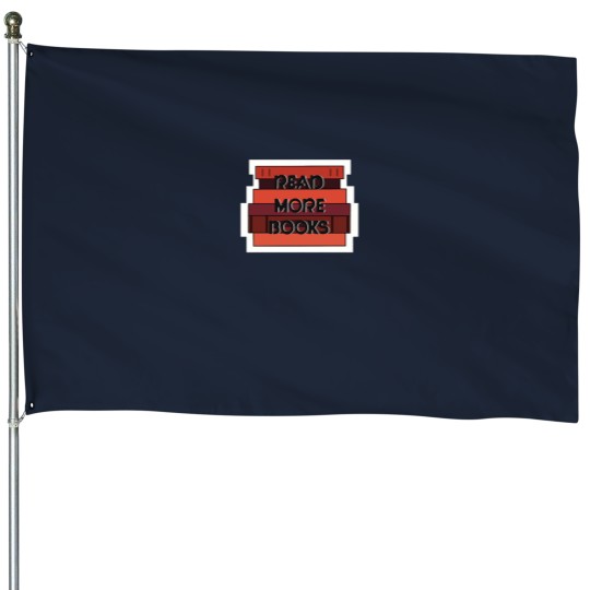 Discover Read More Books red book stack House Flags