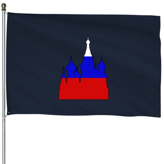 Discover Russiass - Saint Basil's Cathedral (Flag) _010 House Flags