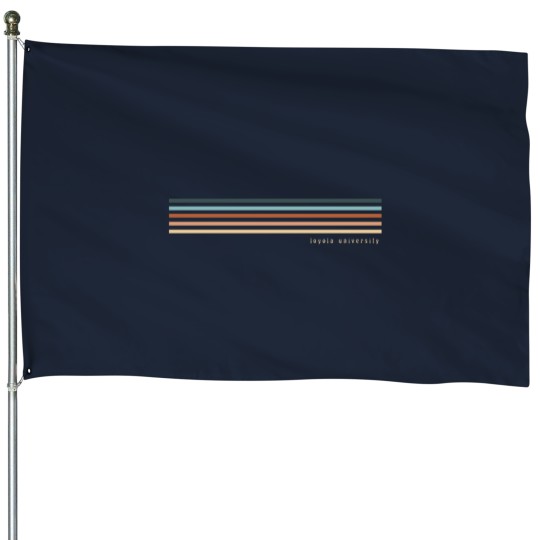 Discover Loyola University - Retro stripes House Flags
