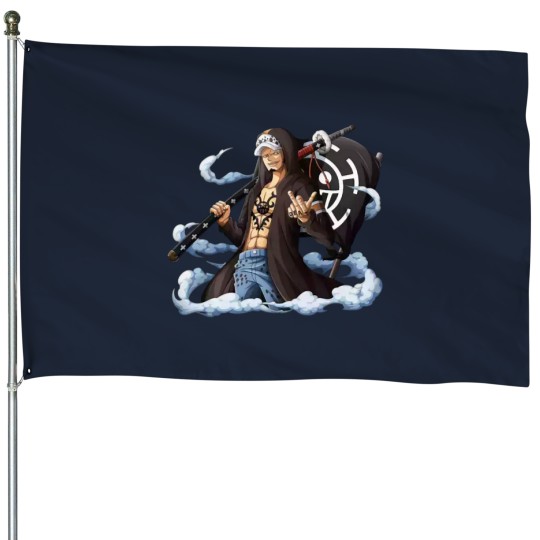 Discover One pieces [ Trafalgar Law ] collection-001 House Flags