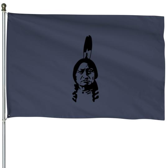 Discover indians House Flags
