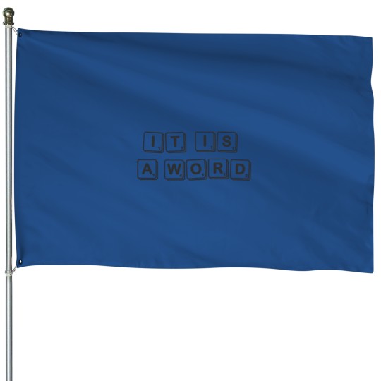 Discover a statement in vocabulary House Flags