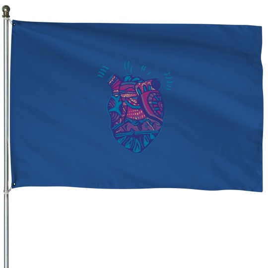 Discover Yolotl Long House Flags