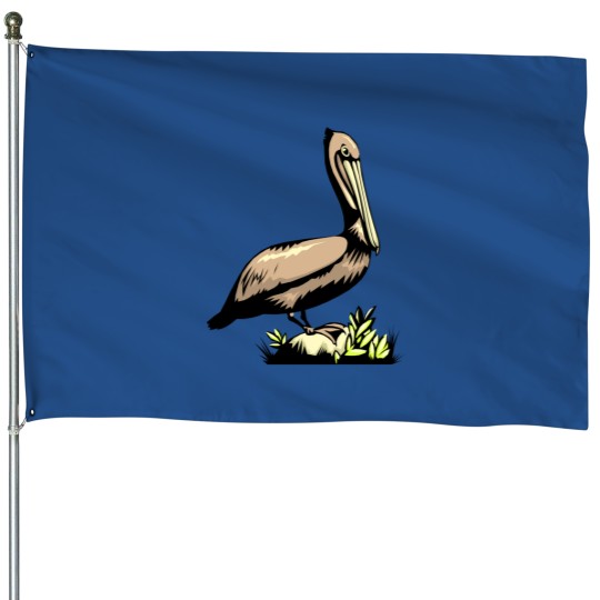 Discover Water Bird House Flags