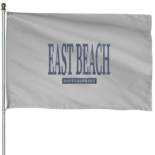 Discover East Beach House Flags, Womens Santa Barbara California Crewneck, Unisex California Beach Pullover House Flags
