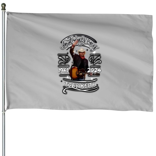 Discover Toby Keith RIP House Flag